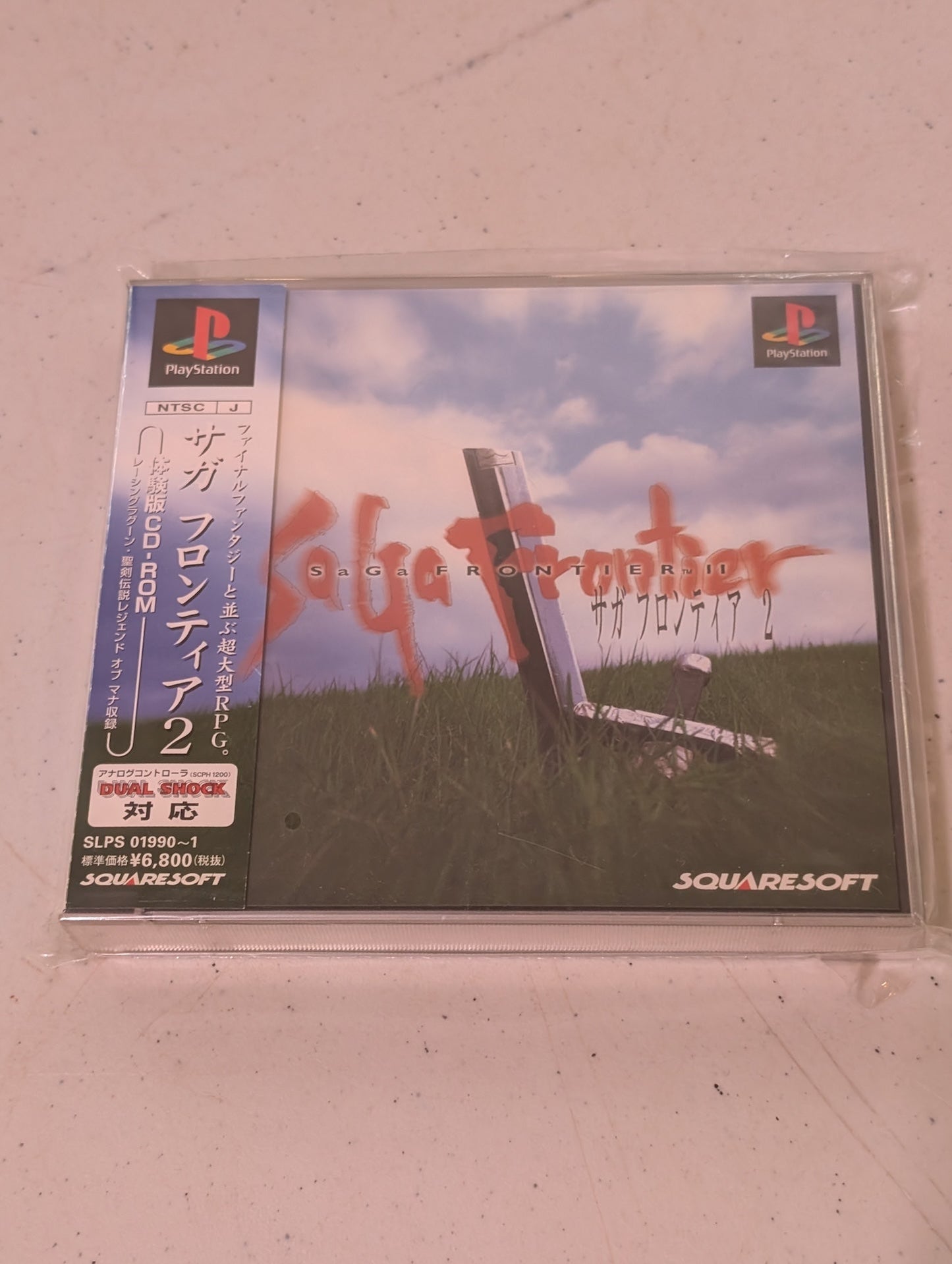 SaGa Frontier 2 PS 1 Games w Obi PlayStation 1 SLPS-01990 Japan Import Sealed Vintage Unused