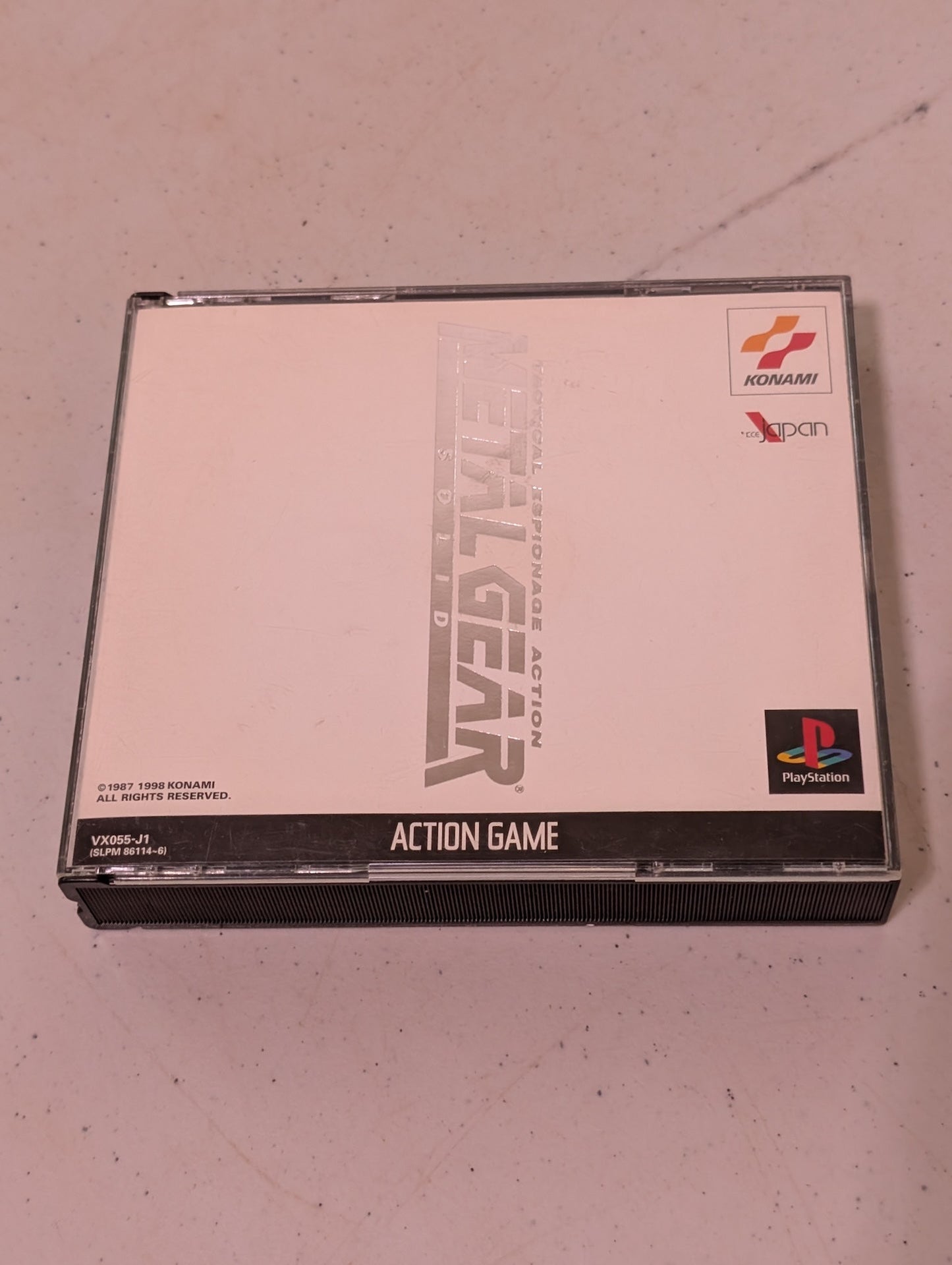 Metal Gear Solid Sony PlayStation PS1 KONAMI Japan