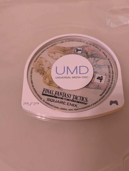 Final Fantasy Tactics: The War of The Lions (Sony PSP, 2007) UMD Disc Only