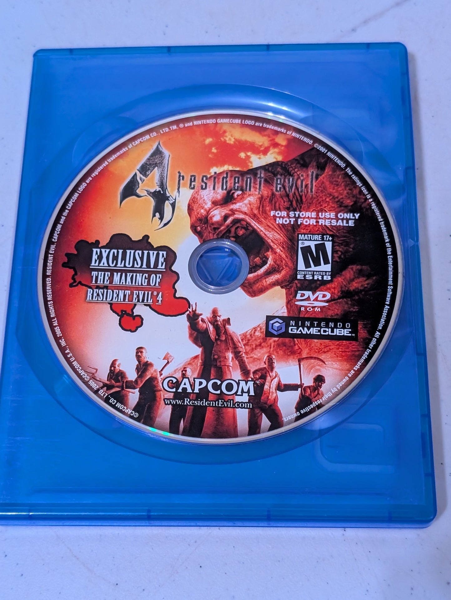 Resident Evil 4 Exclusive The Making of Gamecube Not For Resale Capcom   Promo DVD