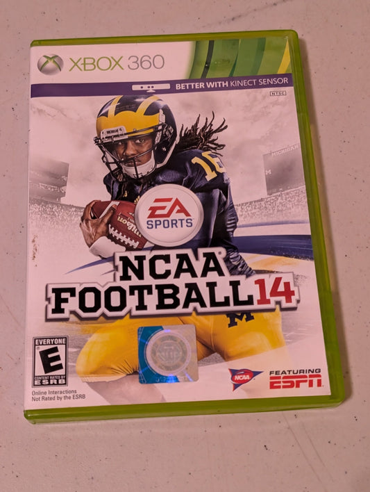 NCAA Football 14 (Microsoft Xbox 360, 2013)