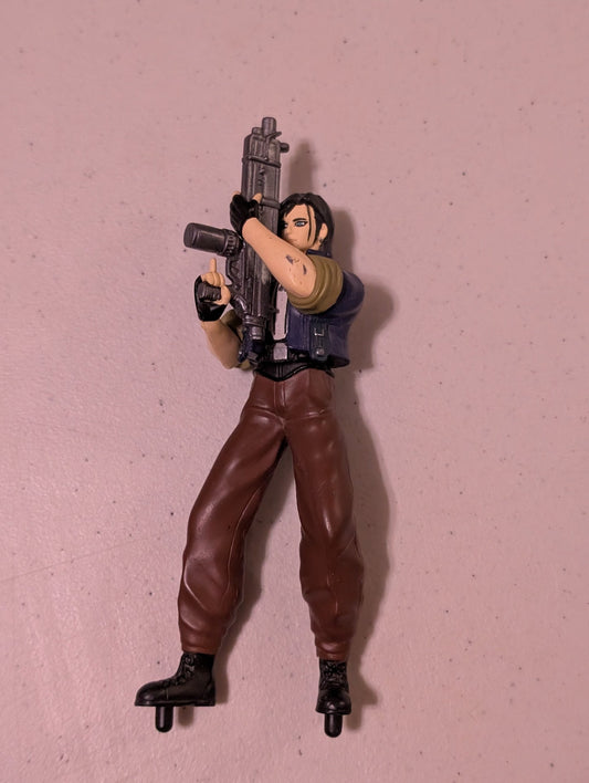 LAGUNA LOIRE with weapon  VINTAGE 1999 FINAL FANTASY VIII DELUXE FIGURE SQUARE ENIX(Action Figure, SciFi/Fantasy, Collectable, Vintage, Loose, Missing Parts/pieces, Incomplete)