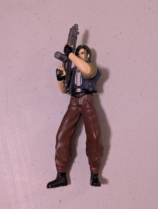 LAGUNA LOIRE with weapon   1999 FINAL FANTASY VIII DELUXE FIGURE SQUARE ENIX (Action Figure, SciFi/Fantasy, Collectable, Vintage, Loose, Missing Parts/pieces, Incomplete)