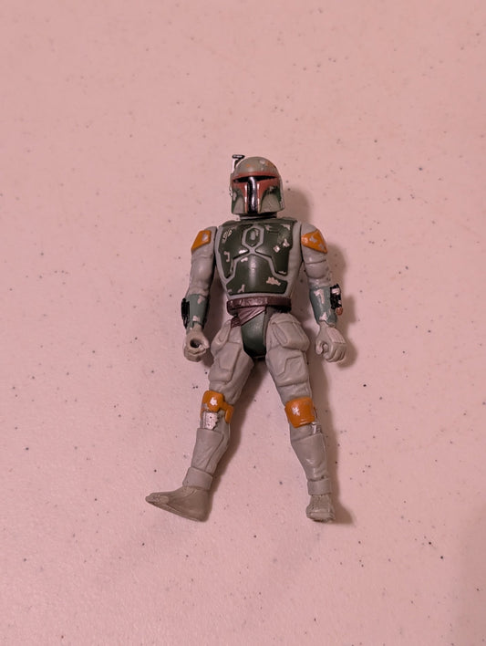 Boba Fett Star Wars 4" Loose Action Figure 1996 Kenner Power of the Force POTF (Action Figure, SciFi/Fantasy, Collectable, Vintage, Loose, Missing Parts/pieces, Incomplete)