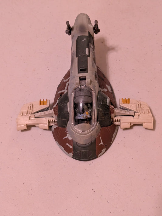SLAVE 1 Boba Fett Ship Star Wars Micro Machines Action Fleet  1996 Vintages (Vehicle, SciFi/Fantasy, Collectable, Vintage, Loose, Missing Parts/pieces, Incomplete)