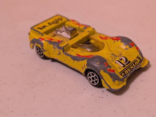 SM S8007 Chaparral 2G Yellow 12 AGIP HK 1/64 (Vehicle, SciFi/Fantasy, Collectable, Vintage, Loose, Missing Parts/pieces, Incomplete)