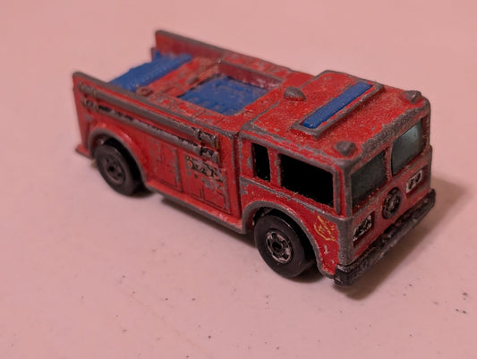 Fire Eater Fire Engine 1976 Hot Wheels Fire Eater Fire Engine Hong Kong(Vehicle, SciFi/Fantasy, Collectable, Vintage, Loose, Missing Parts/pieces, Incomplete)