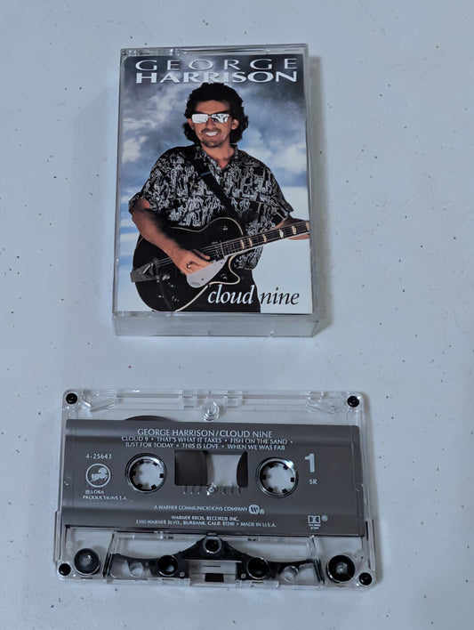 George Harrison - Cloud Nine(cassette, tape, album, music, vintage, OOP)