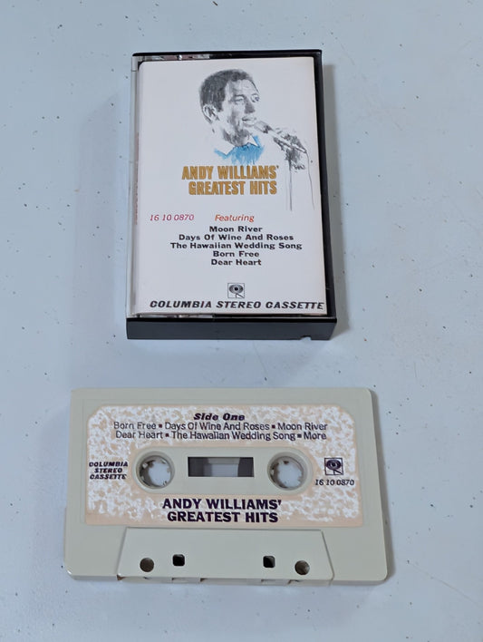 Andy Williams – Andy Williams' Greatest Hits(cassette, tape, album, music, vintage, OOP)