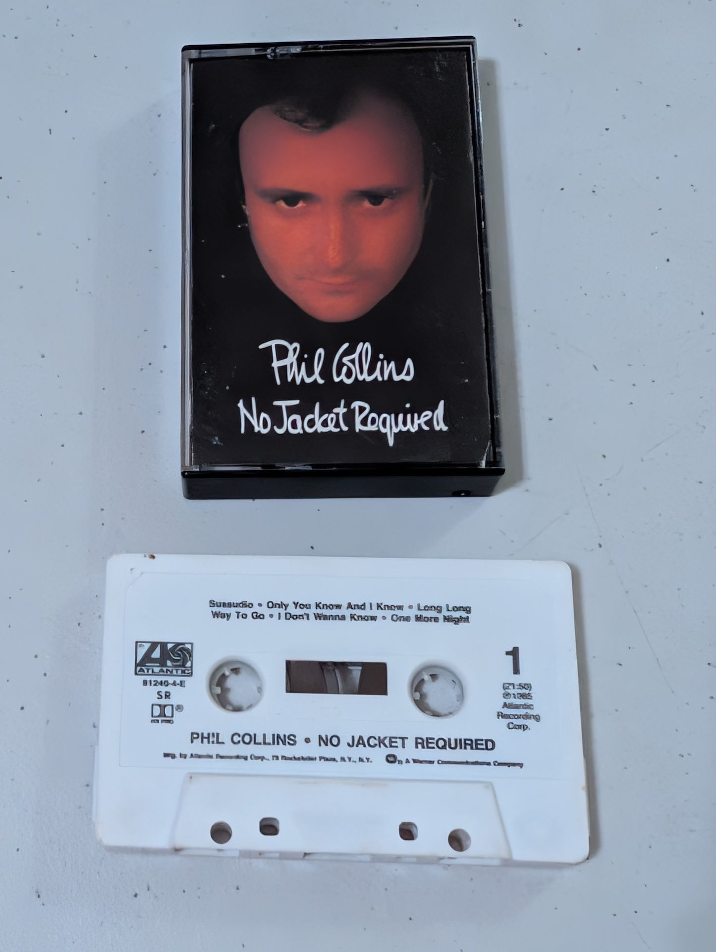 Phil Collins - No Jacket Required 1985(cassette, tape, album, music, vintage, OOP)