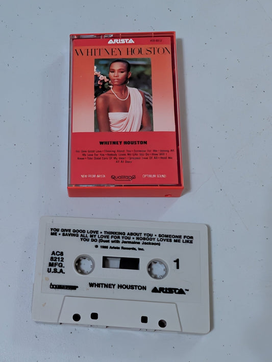 Whitney Houston by Whitney Houston Cassette, July 1985, Arista (cassette, tape, album, music, vintage, OOP)