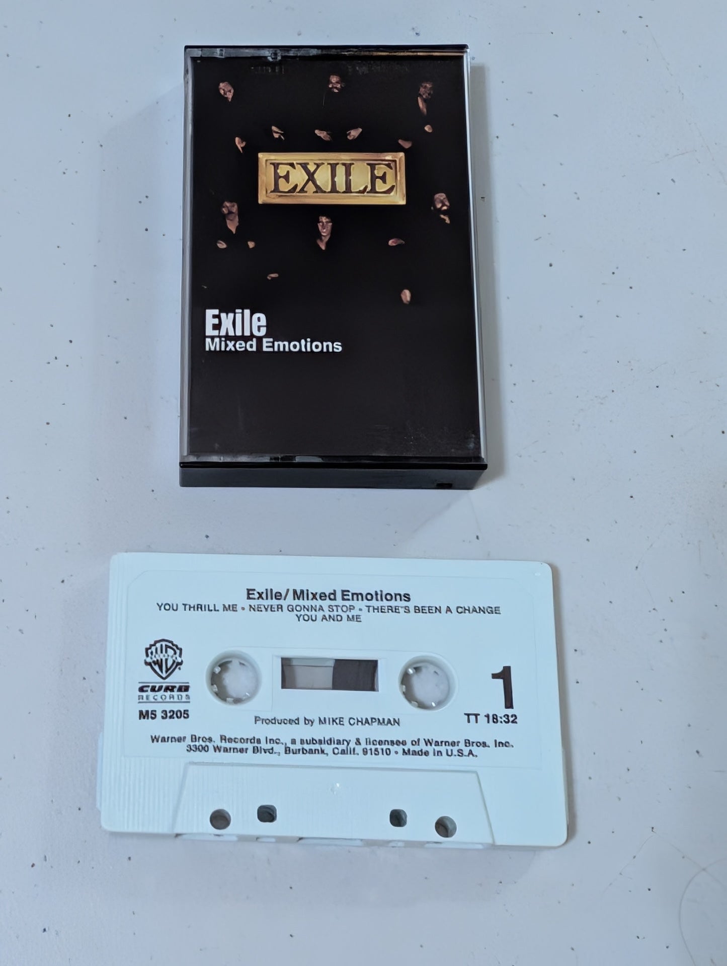 Exile - Mixed Emotions(cassette, tape, album, music, vintage, OOP)