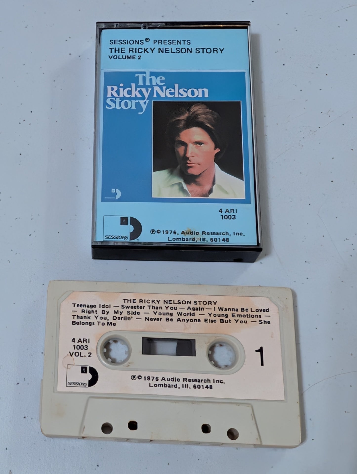 Ricky Nelson – The Ricky Nelson Story(cassette, tape, album, music, vintage, OOP)