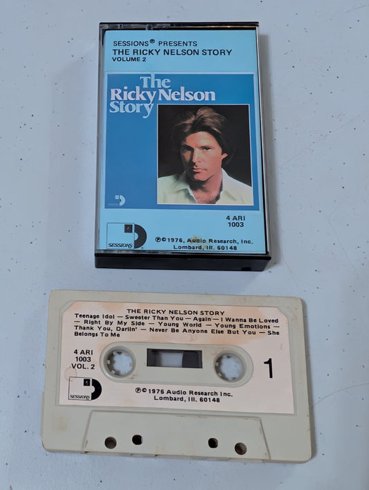 Ricky Nelson – The Ricky Nelson Story(cassette, tape, album, music, vintage, OOP)