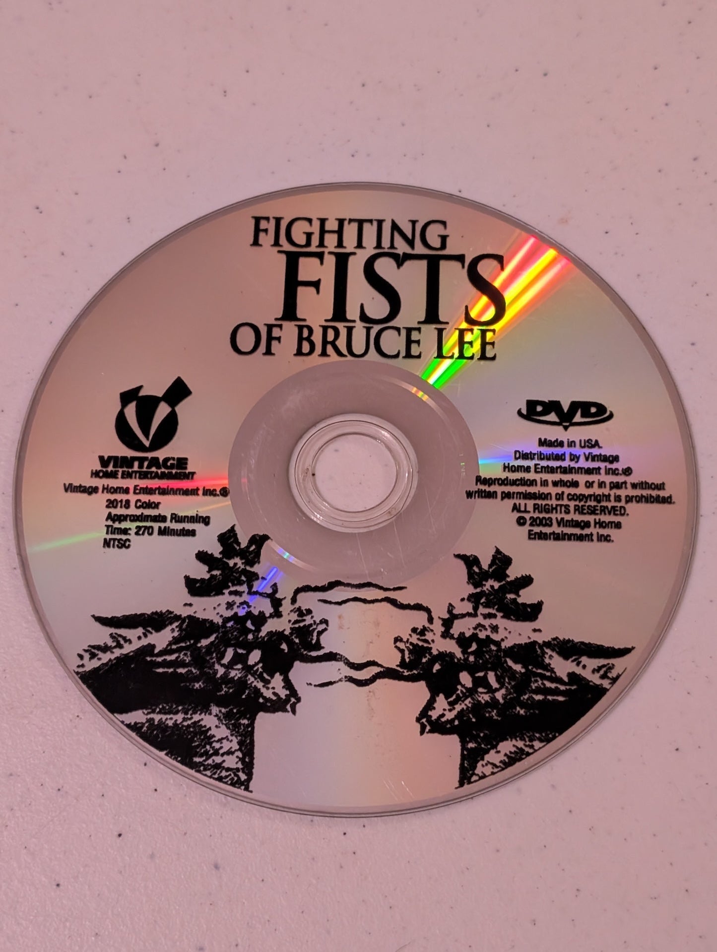 Fighting Fists of Bruce Lee (movie, DVD, DVD only)