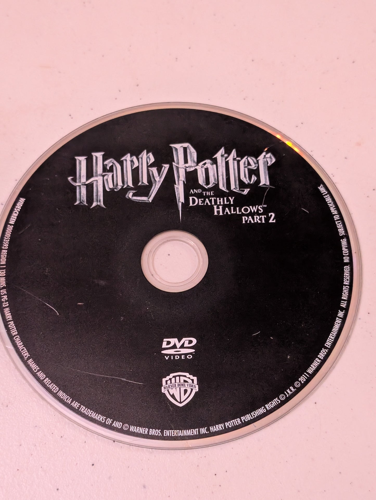 Harry Potter and the Deathly Hallows part II (movie, DVD, DVD only)