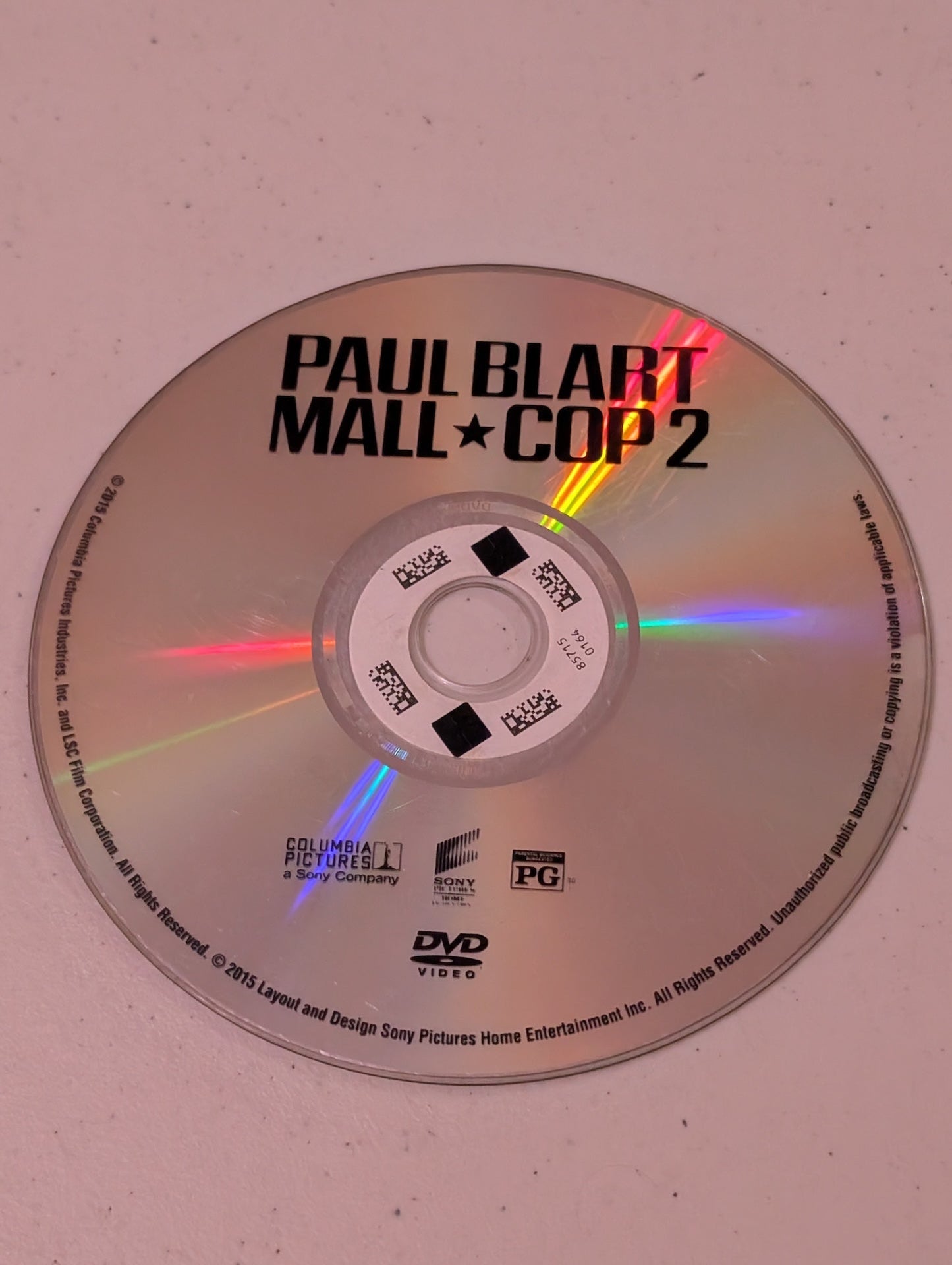 PAUL BLART MALL COP 2 DVD DISC ONLY(movie, DVD, DVD only)