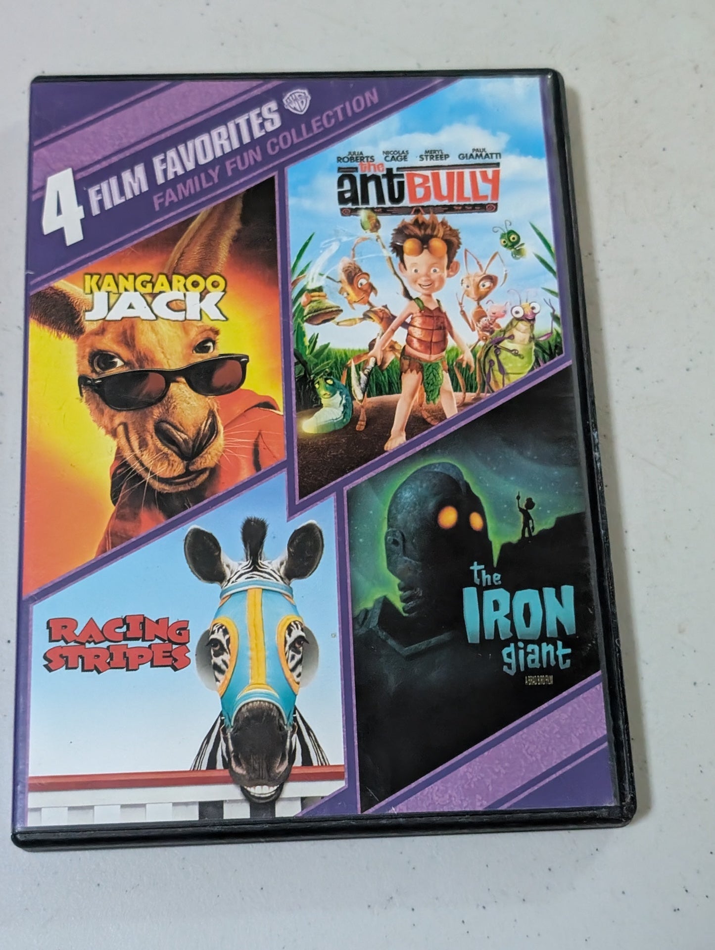 Four Film Favorites: Family Fun (The Ant Bully, The Iron Giant: Special Edition, Kangaroo Jack, Racing Stripes) (movie, DVD)