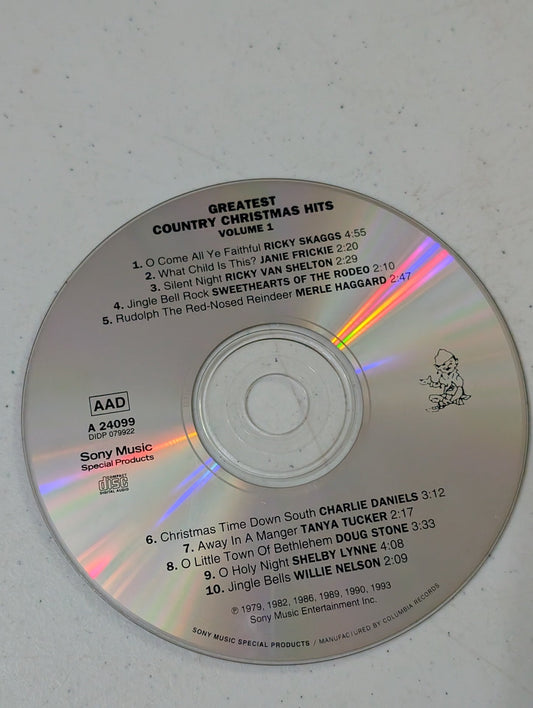 Various Artists - Greatest Country Christmas Hits Volume 1 (Country, Holiday, CD, 1993)