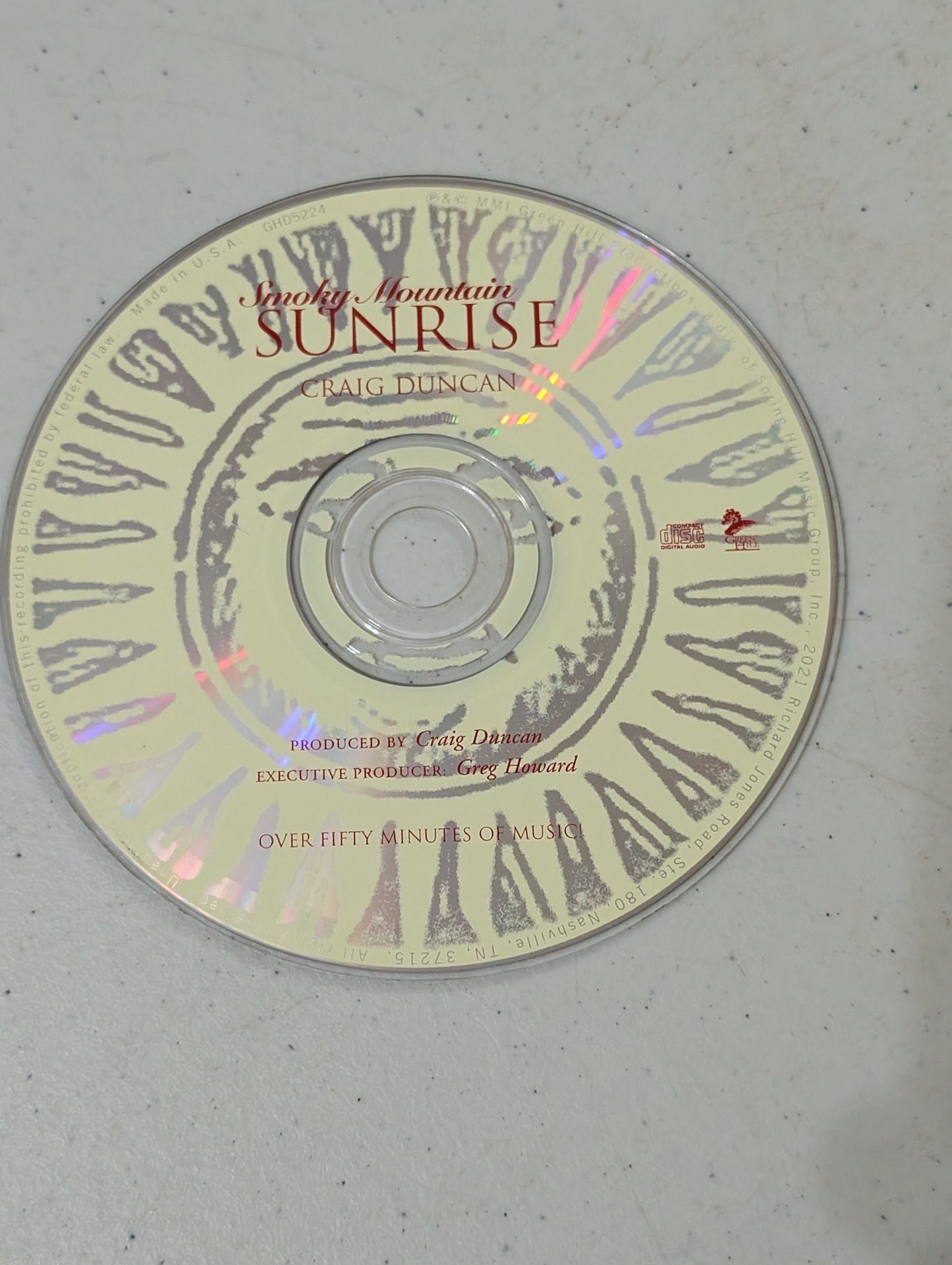 Craig Duncan - Smoky Mountain Sunrise (Folk, World, & Country, CD, 1991)