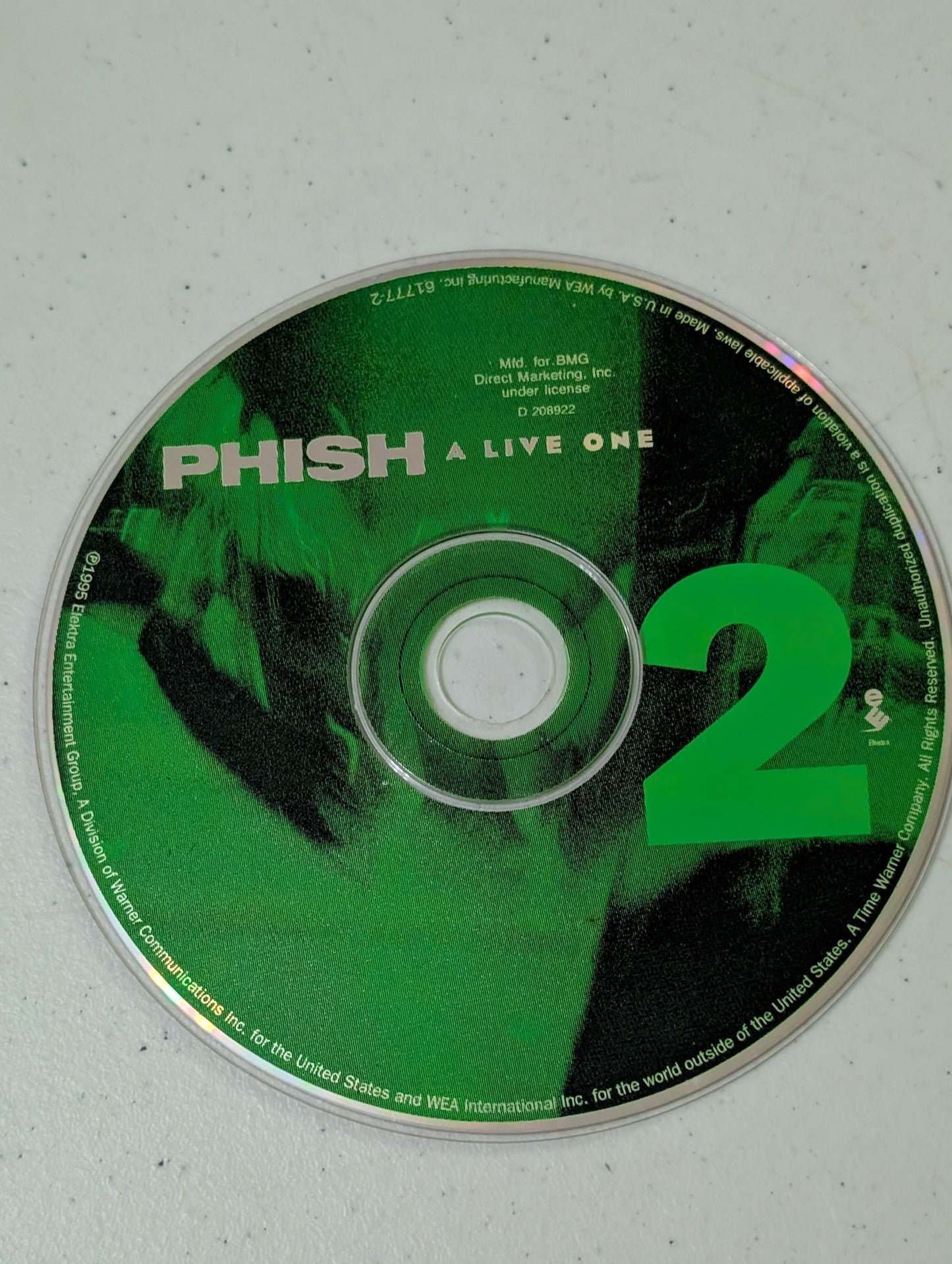 Phish - A Live One (Disc 2) (Rock, CD, 1995)