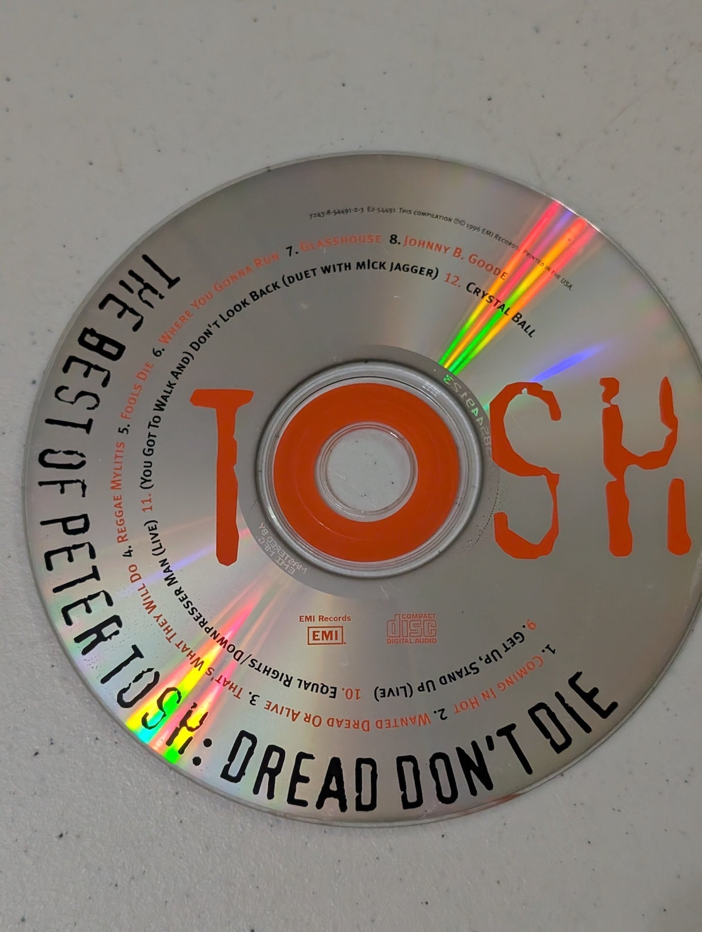 Peter Tosh - The Best Of Peter Tosh: Dread Don't Die (Reggae, CD, 1996)