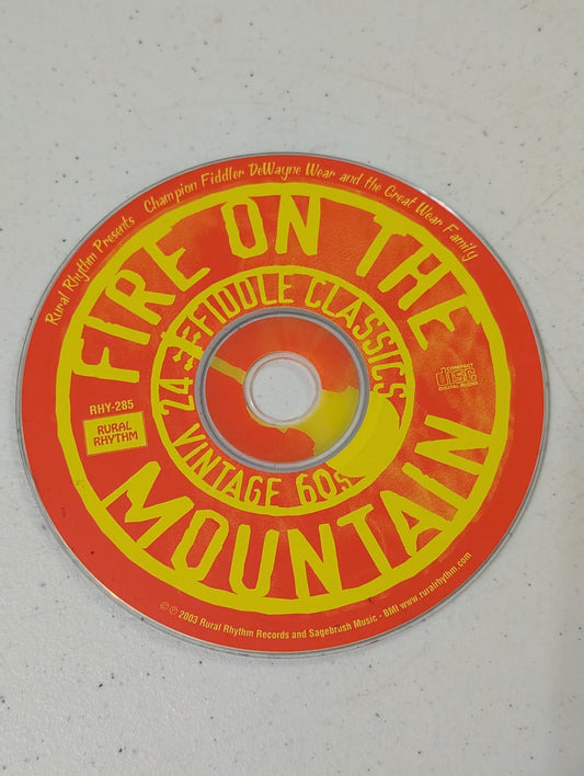DeWayne Wear and the Great Wear Family - Fire On The Mountain - 24 Fiddle Classics Vintage '60s (Folk, World, & Country, CD, 2003)