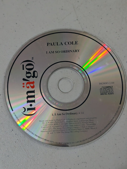 Paula Cole - I Am So Ordinary (Rock, CD Single, 1994)