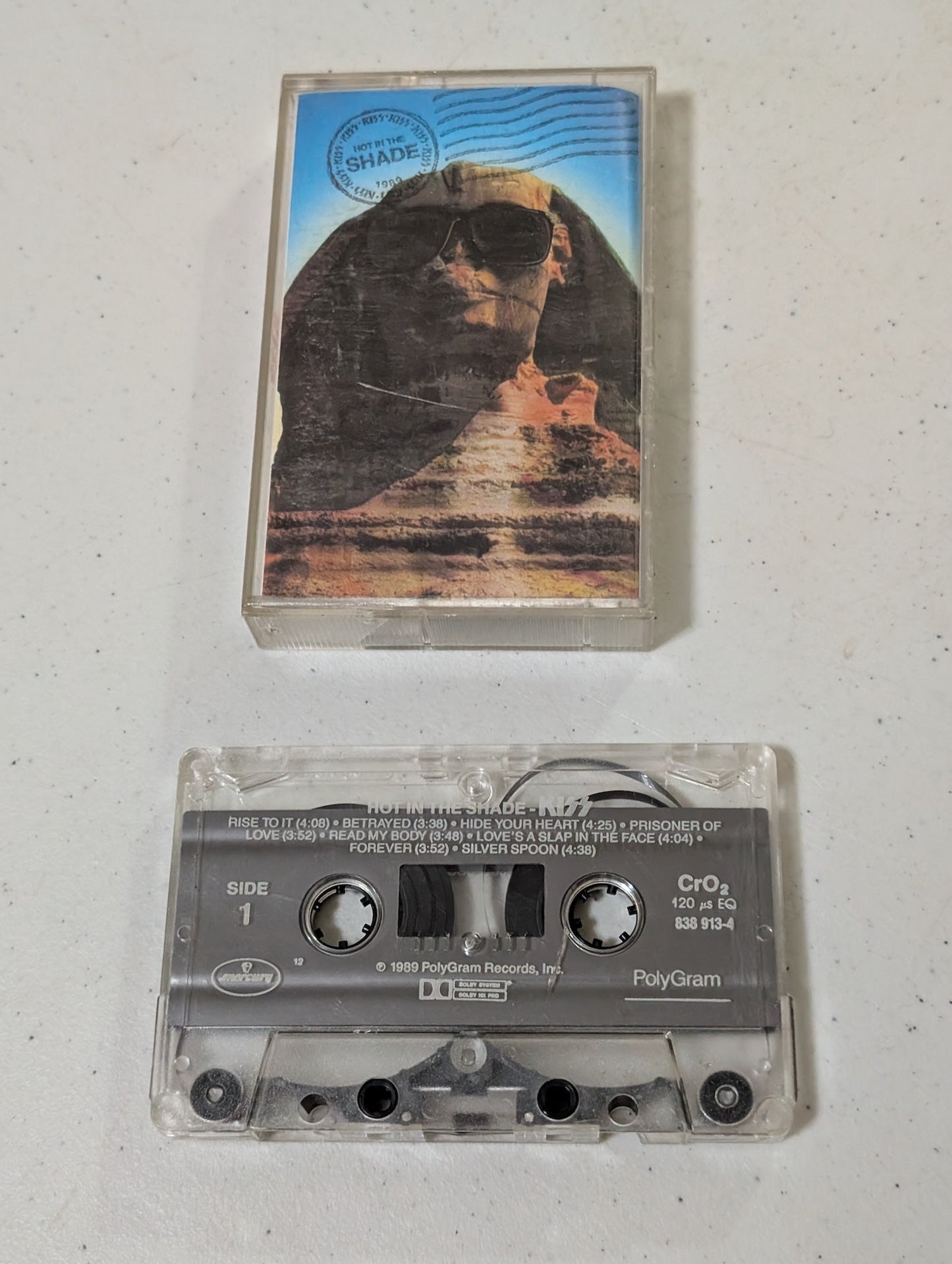 KISS Hot In The Shade Cassette (Cassette, vintage, out of print)