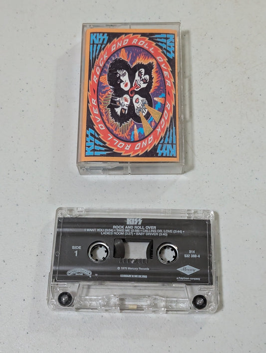 KISS - Rock And Roll Over (cassette) BMG(Cassette, vintage, out of print)