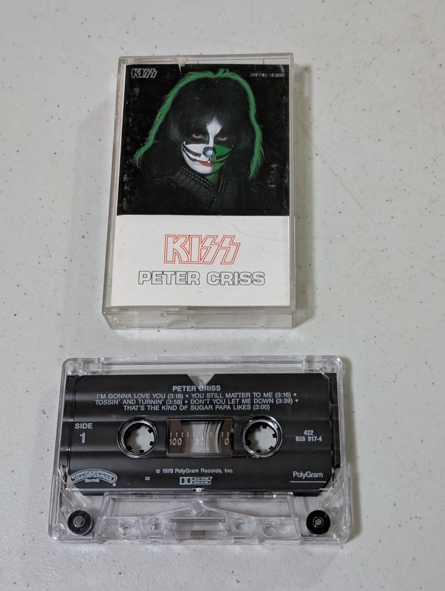 PETER CRISS self titled SOLO Cassette Tape Hard Rock Rare(Cassette, vintage, out of print)