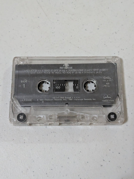 KISS  Revenge - Cassette Tape Only 1982 Mercury Records(Cassette, vintage, out of print)