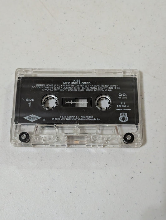Kiss MTV Unplugged Cassette Tape Only (Mercury 1996) (Cassette, vintage, out of print)