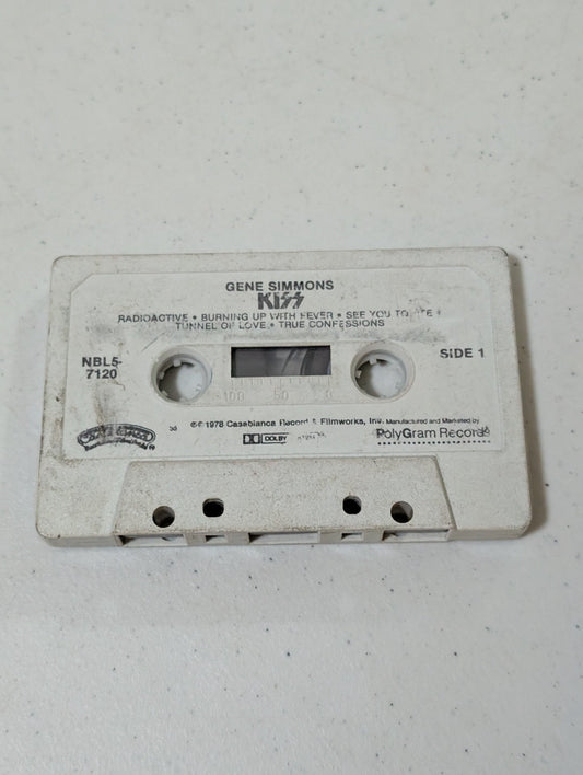 Gene Simmons Kiss Solo Cassette Only 1978 (Cassette, vintage, out of print)