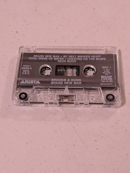 BROOKS & DUNN - BRAND NEW MAN cassette only(cassette, tape, album, music, vintage, OOP)