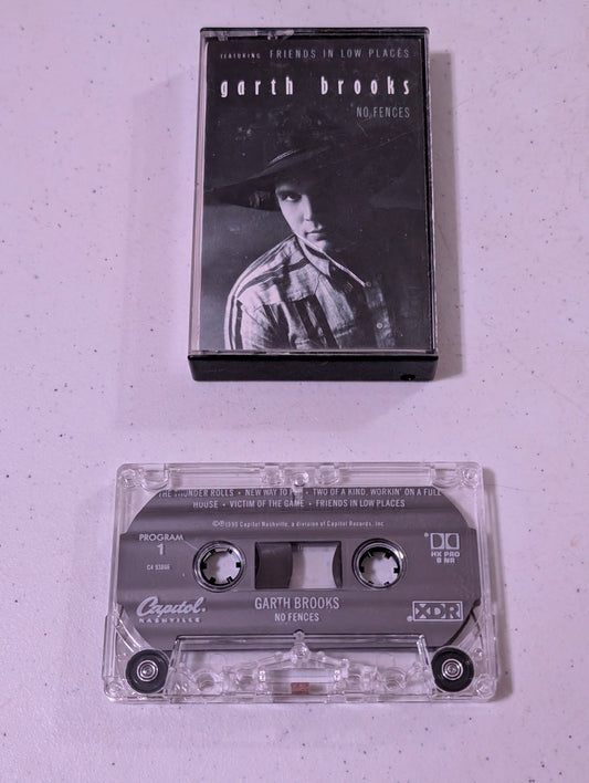 Garth Brooks ~ No Fences (1990) Cassette Tape Capitol Records Nashville(cassette, tape, album, music, vintage, OOP)