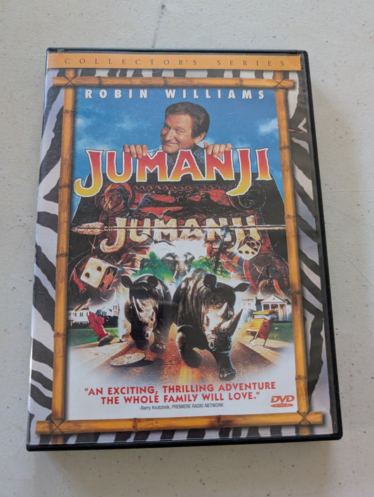 Jumanji (DVD, 2000) Robin Williams, Kirsten Dunst, David Alan Grier, Bonnie Hunt