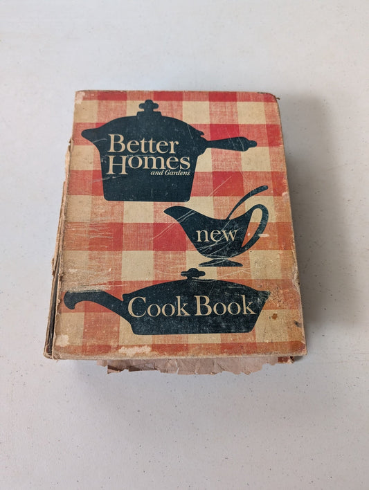 Better Homes and Gardens New Cook Book 1953 1965 Seventh Printing - RETRO!
