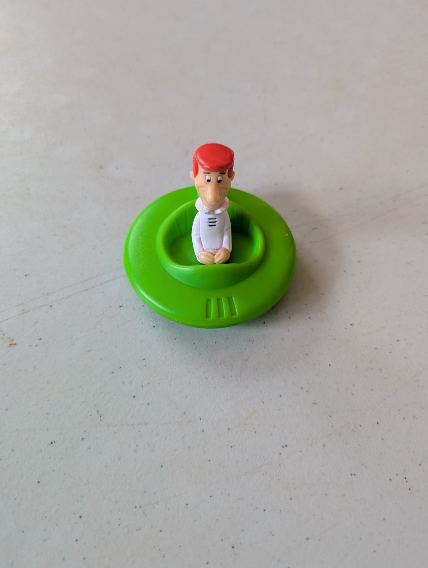 George Jetson in Car Wendy's KIDS MEAL TOY  1989(vintage, collectable, nostalgia, toy)