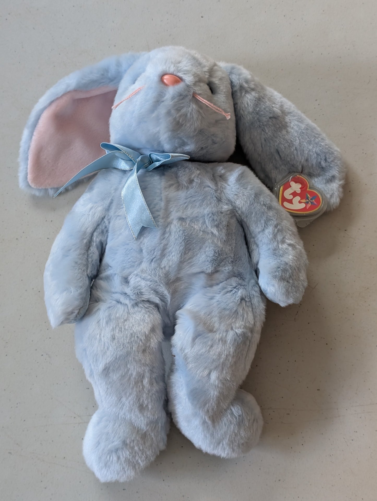 Spring the Bunny - Ty Beanie Buddies (Blue, 1999, Plush Toy)