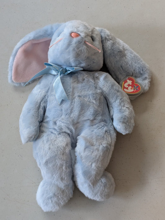 Spring the Bunny - Ty Beanie Buddies (Blue, 1999, Plush Toy)