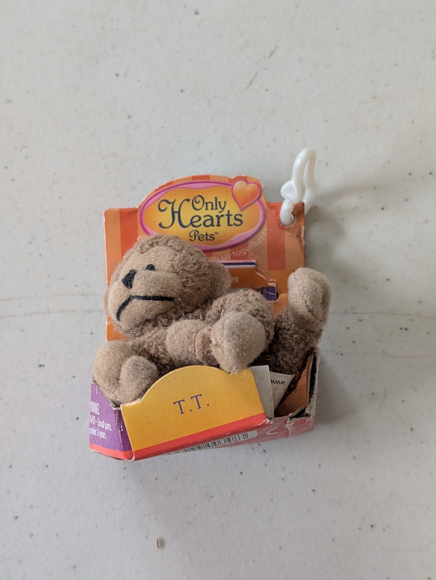 T.T. the Monkey - Only Hearts Pets Miniature Plush (Brown 2005, Plush Toy)