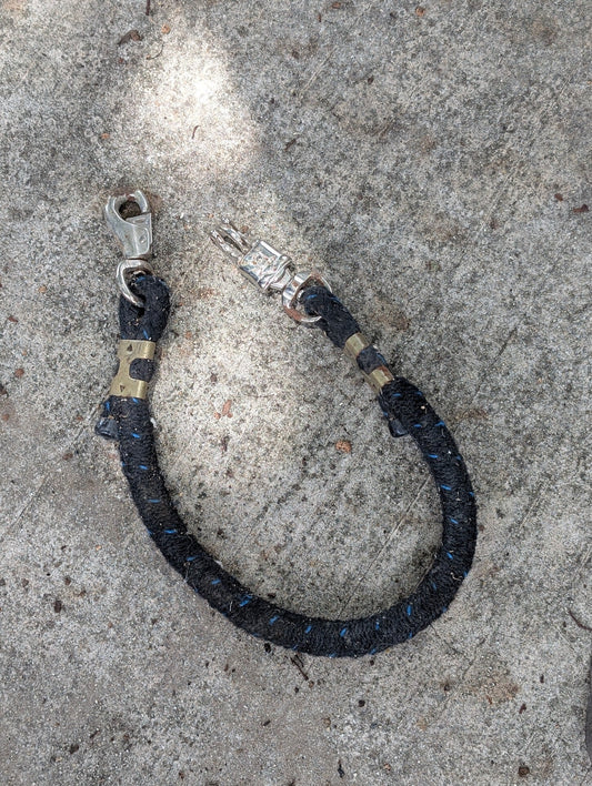 Bungee Cross Tie / Trailer Tie from Unknown -  Stable Supplies (Nylon/Poly Rope, Metal Snaps Stable Supplies, Farm/Stable, Black, Silver)