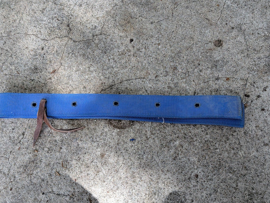 Nylon Off-Billet from Unknown -  Tack (Parts) (Nylon, Leather Horse Tack Part, Equestrian, Western, Blue, Brown)
