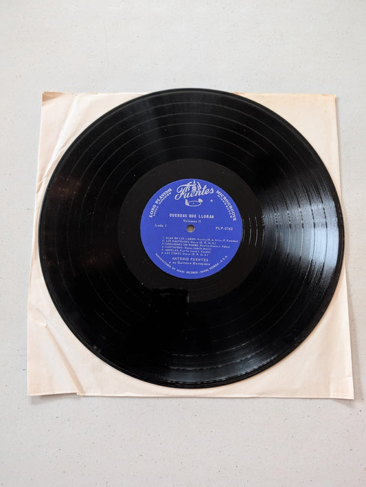 Antonio Fuentes - Cuerdas Que Lloran (Latin, LP, Unknown)