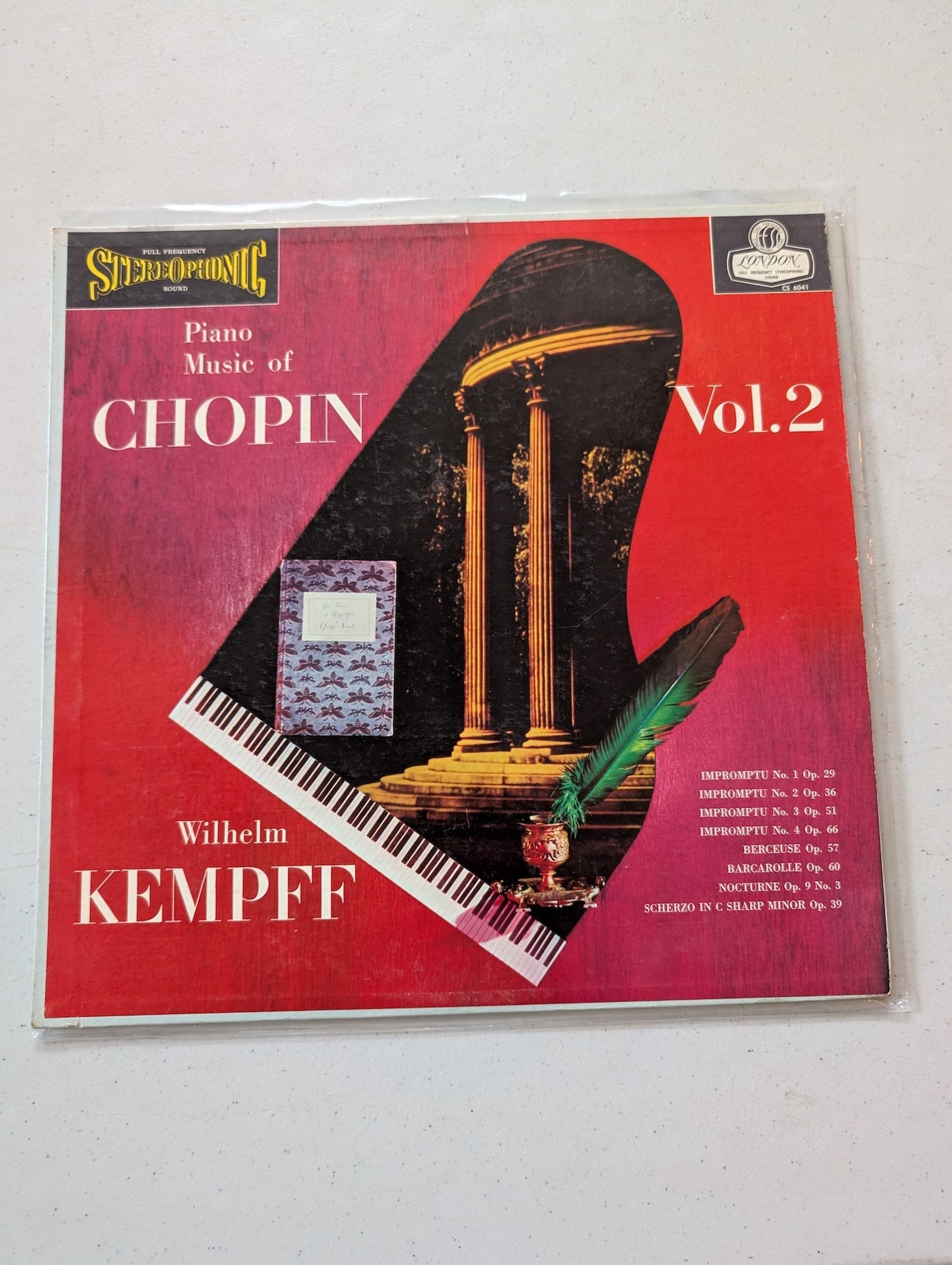 Wilhelm Kempff - Piano Music of Chopin Vol. 2 (Classical, LP, 1959)