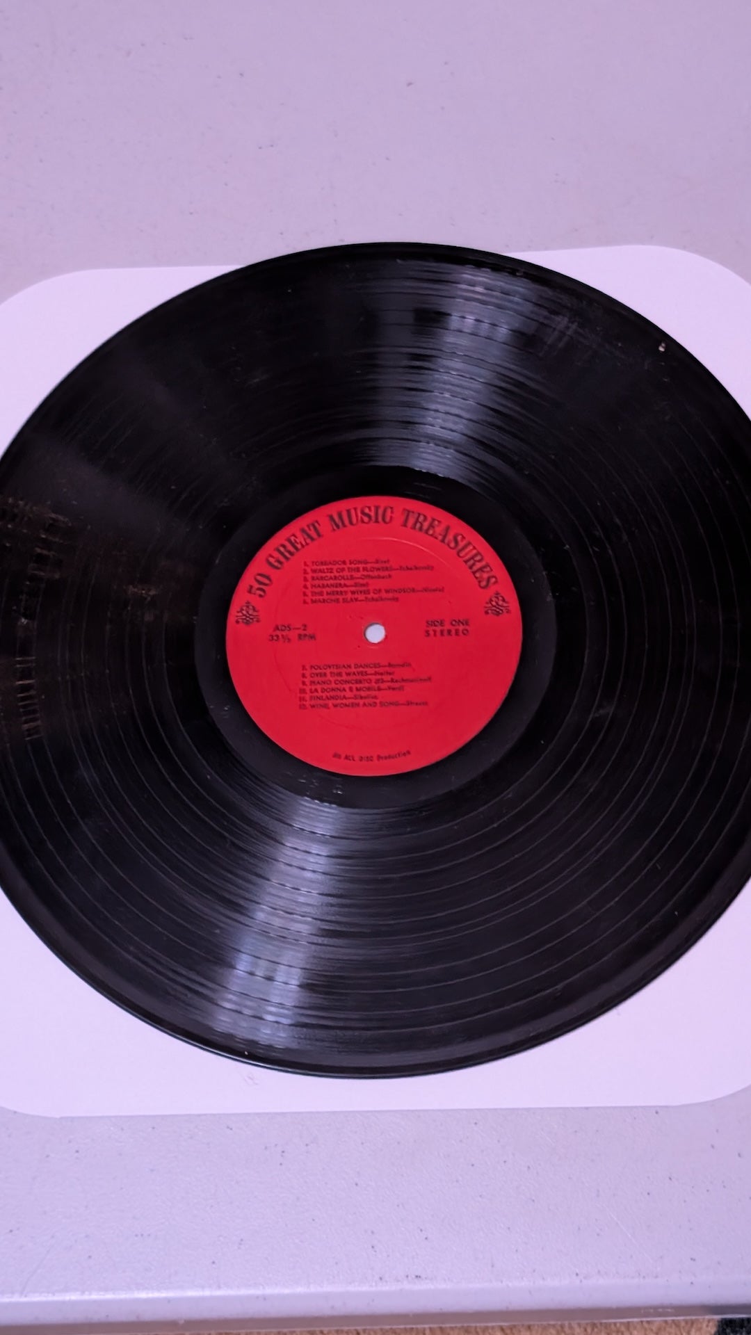 Various - 50 Great Music Treasures (Classical, LP, Unknown)