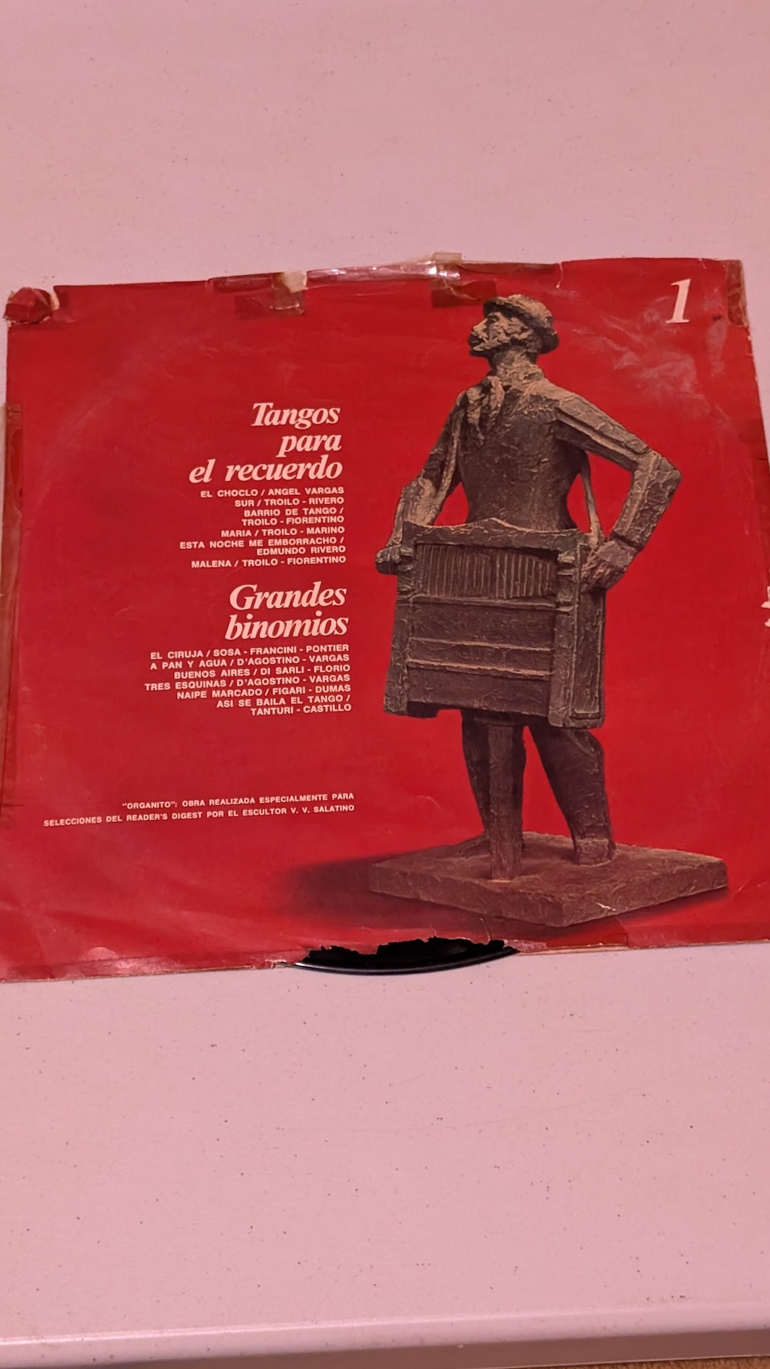 Various - Tangos para el recuerdo (Latin, Tango, LP, Unknown)