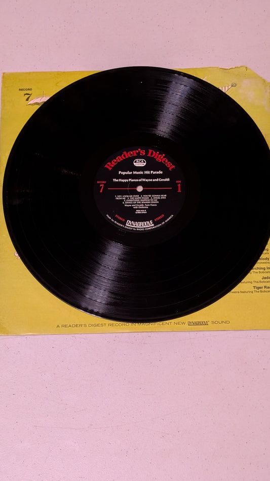 The Happy Pianola of Wayne and Geraldi - Popular Music Hit Parade (Easy Listening, Ragtime, LP, 1968)