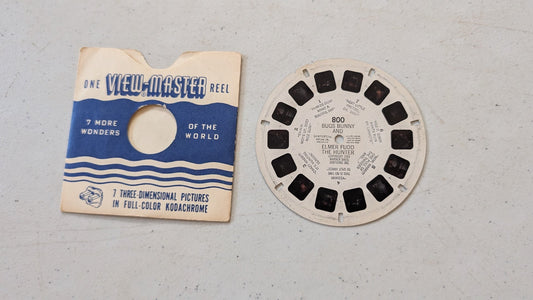 Bugs Bunny and Elmer Fudd The Hunter Vintage 1951 View-Master Reel 800 (vintage, collectable, nostalgia, toy)